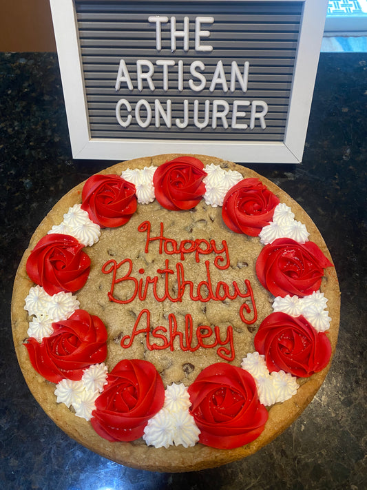 Roses & Chips Celebration Cake